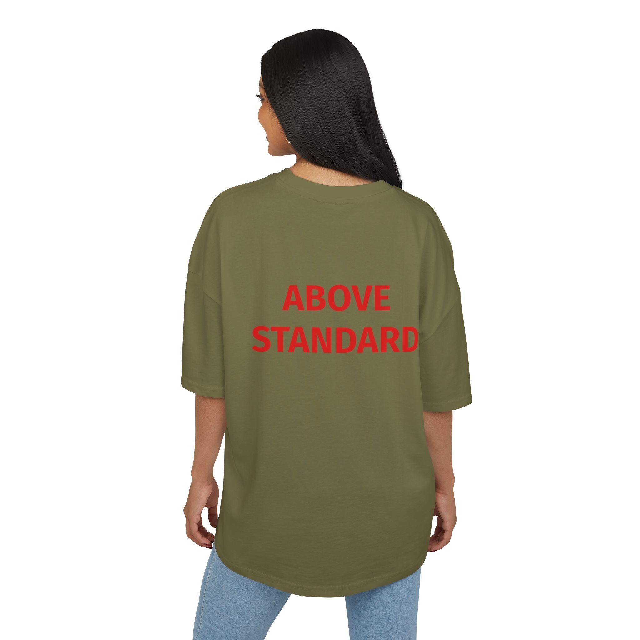 T-shirt unisex oversize "Above Standard"