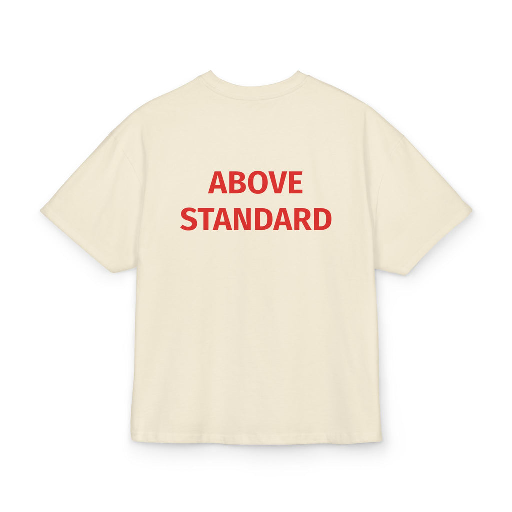 T-shirt unisex oversize "Above Standard"