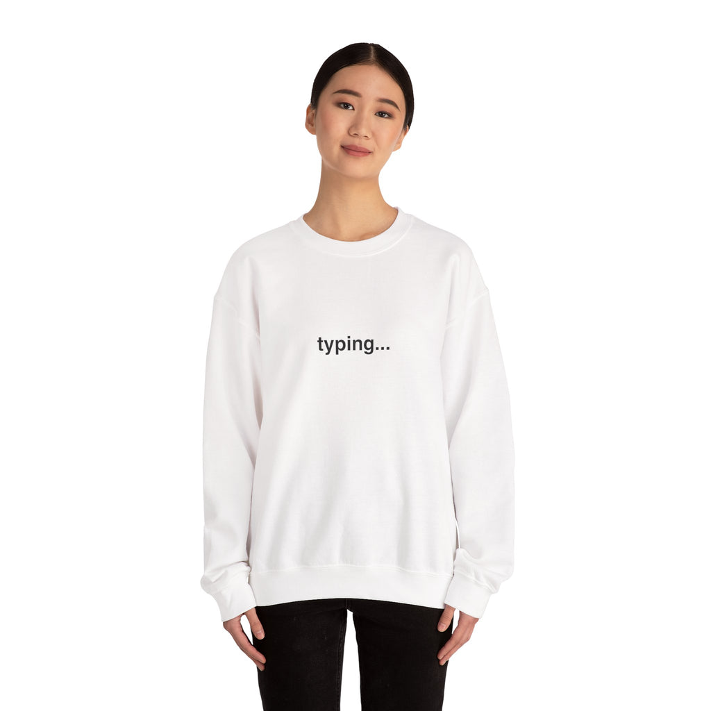Sweatshirt "typing"