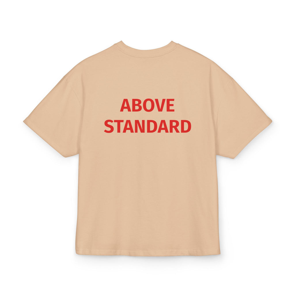 T-shirt unisex oversize "Above Standard"