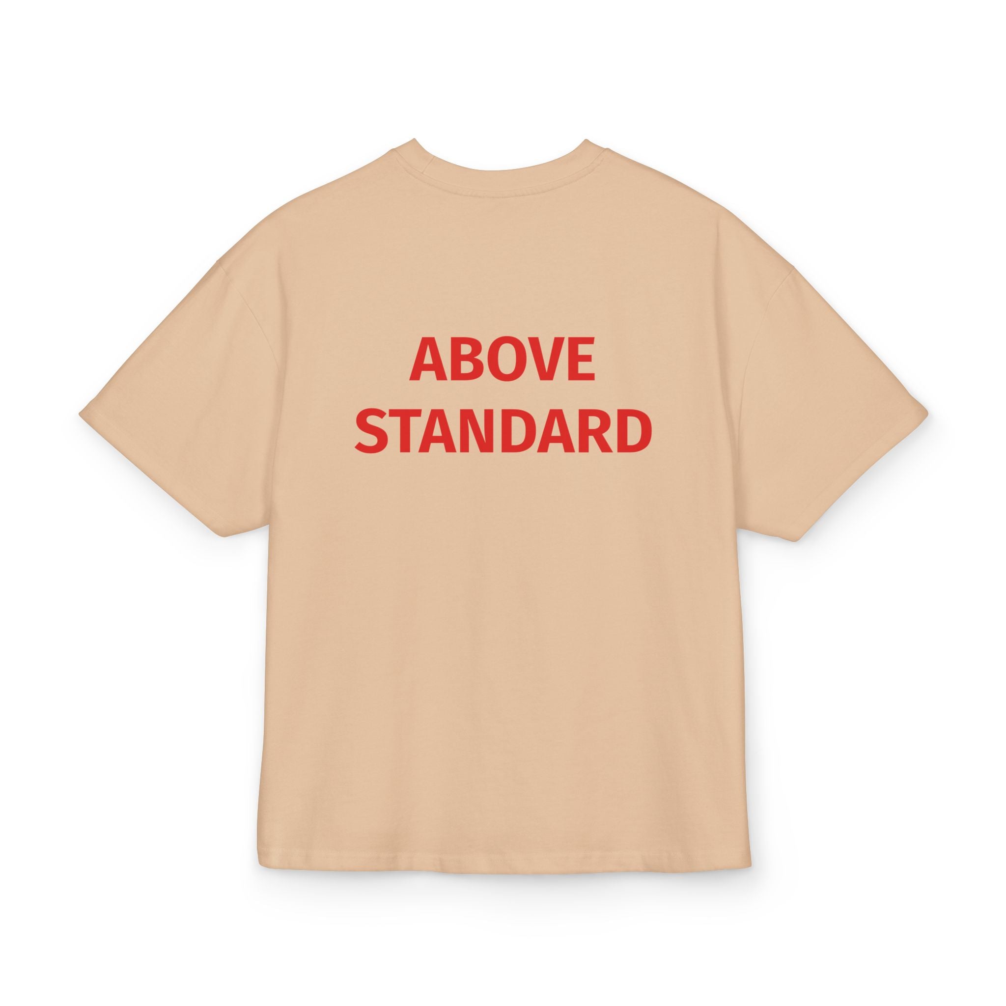 T-shirt unisex oversize "Above Standard"