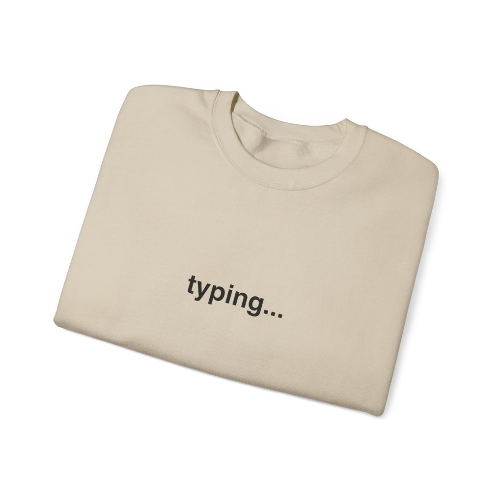 Sweatshirt "typing"