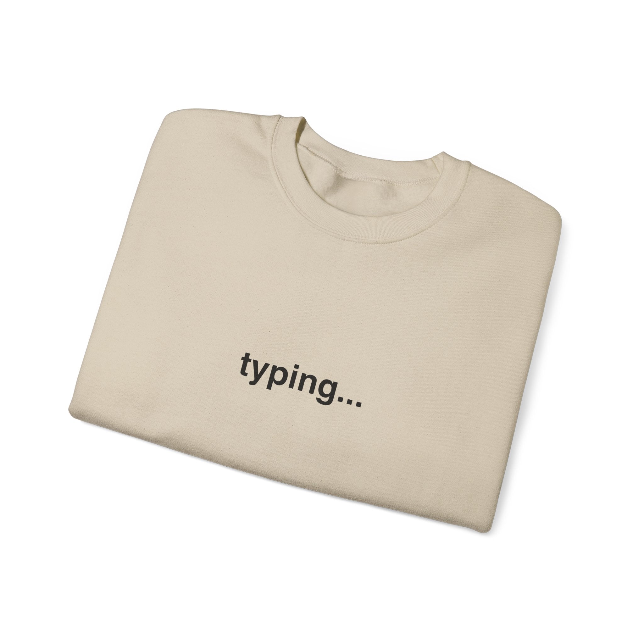 Sweatshirt "typing"