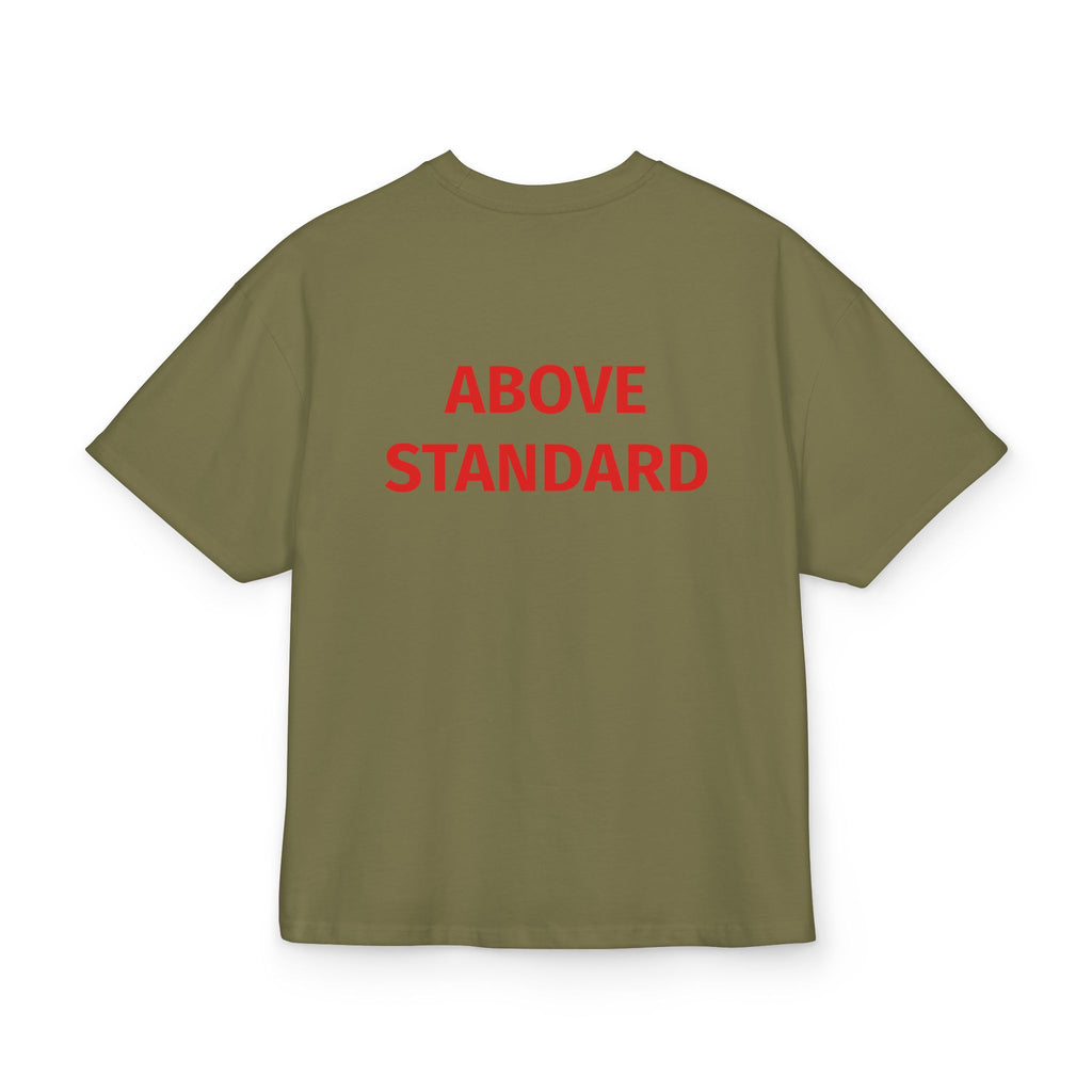 T-shirt unisex oversize "Above Standard"