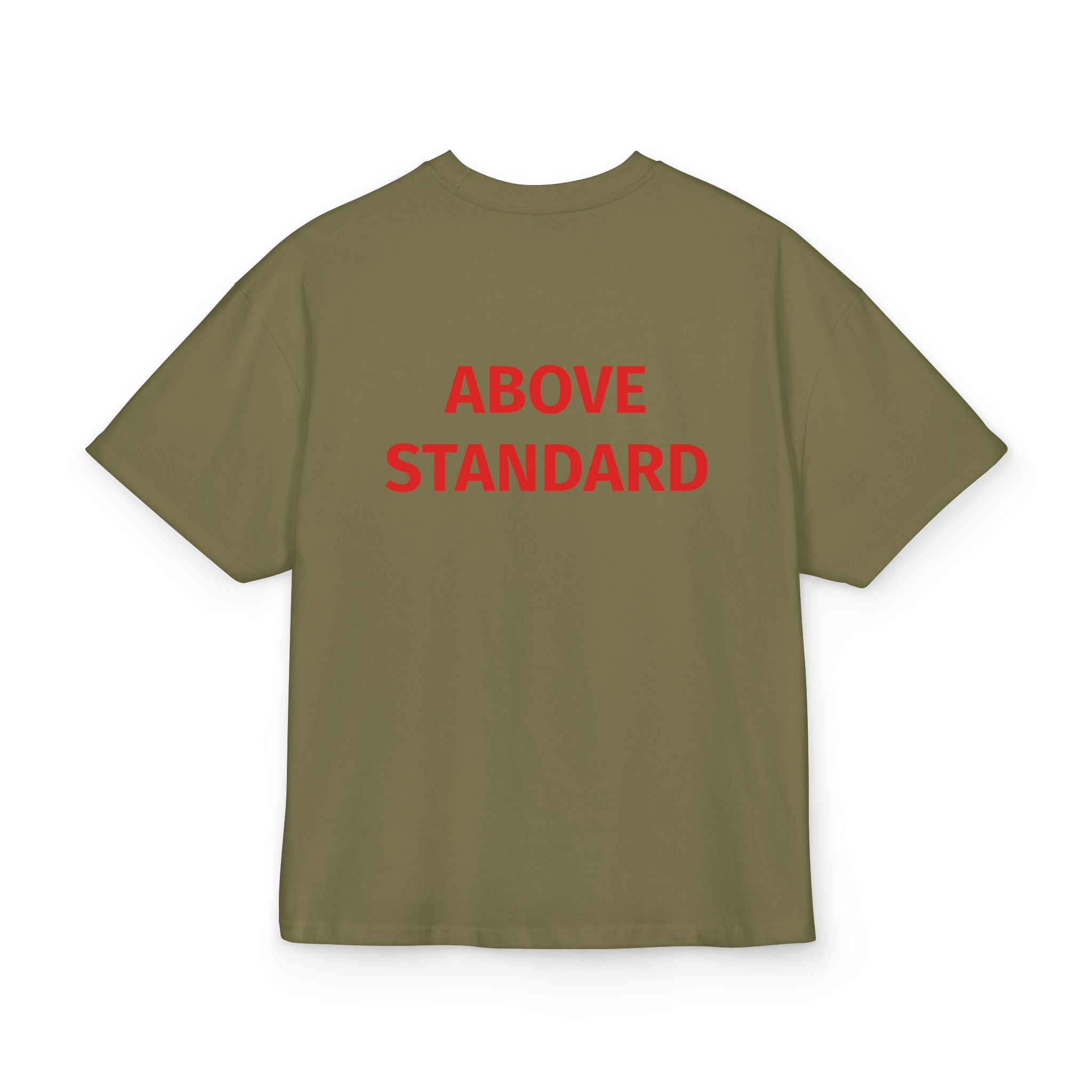 T-shirt unisex oversize "Above Standard"