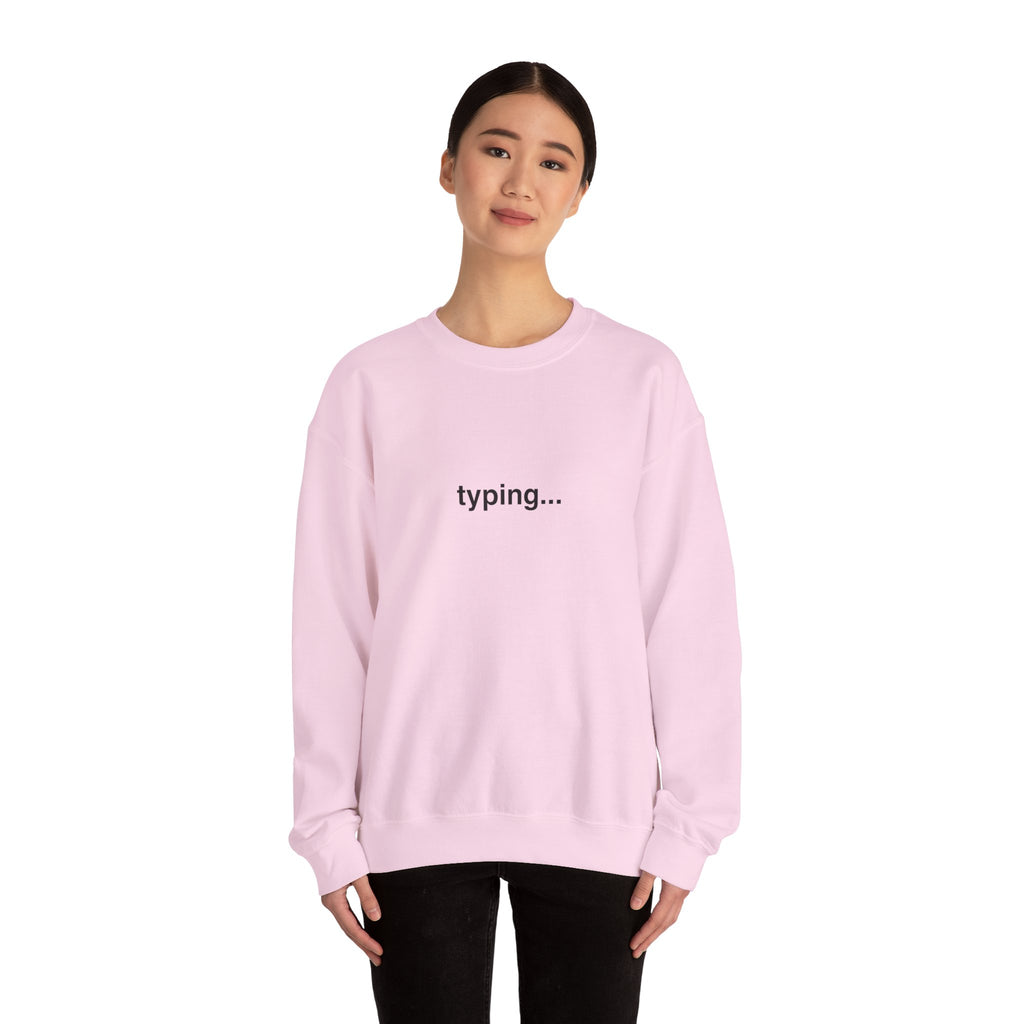 Sweatshirt "typing"