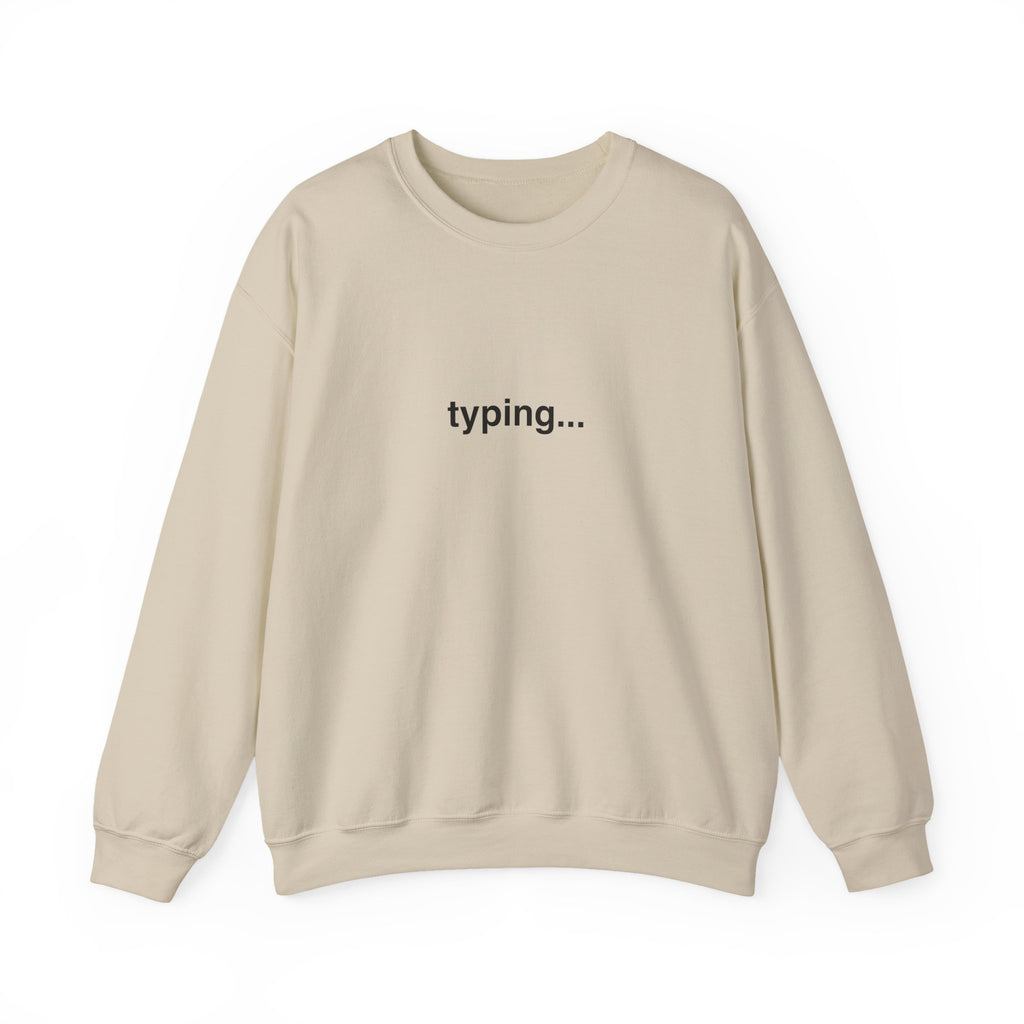 Sweatshirt "typing"